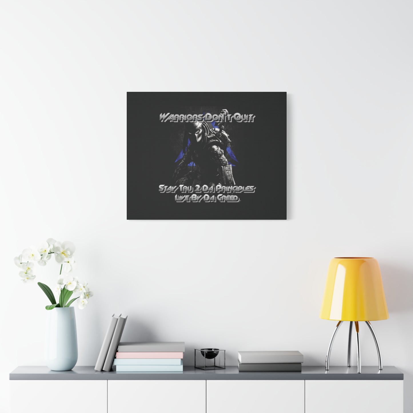 "Warrior's Creed" Canvas Wall Art