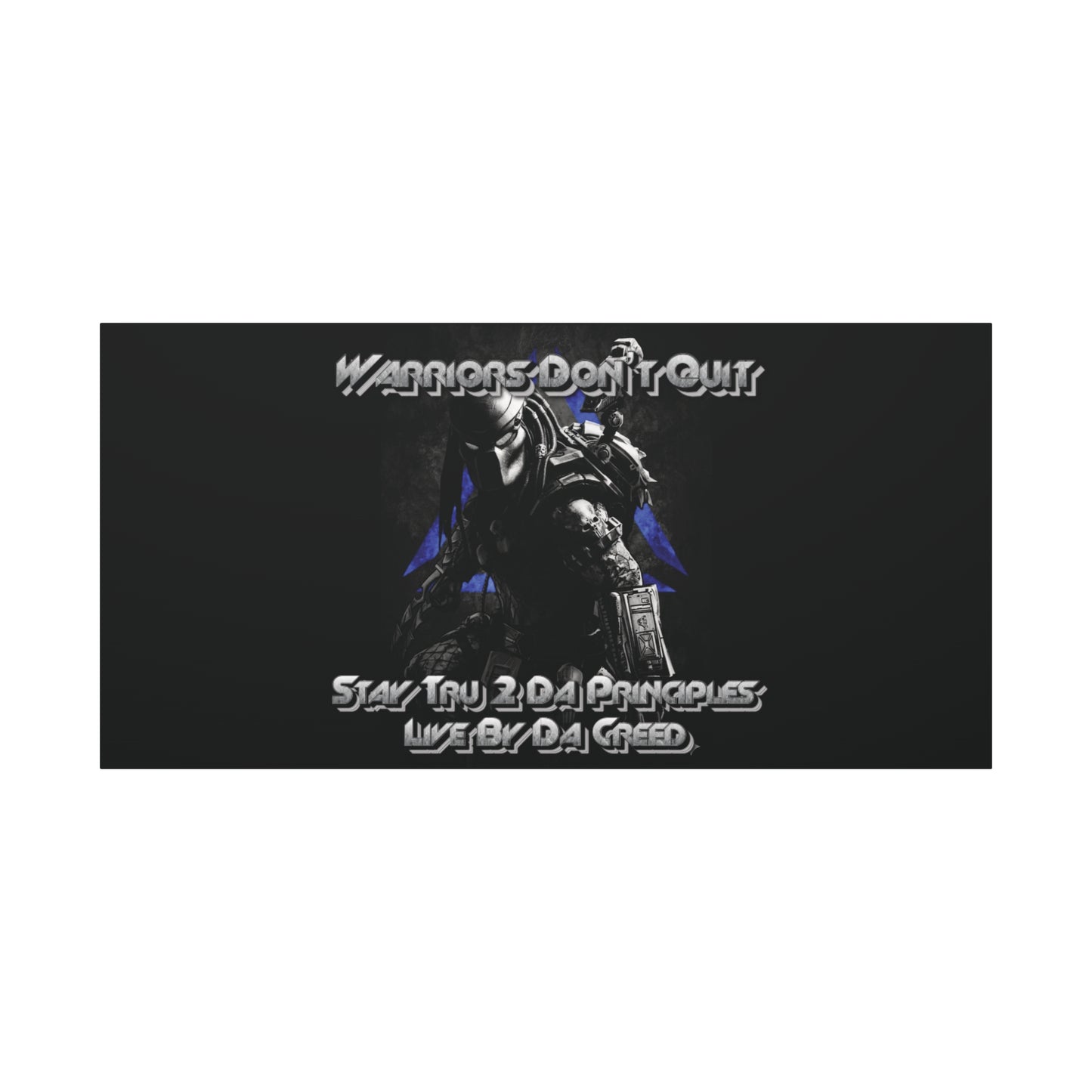 "Warrior's Creed" Canvas Wall Art