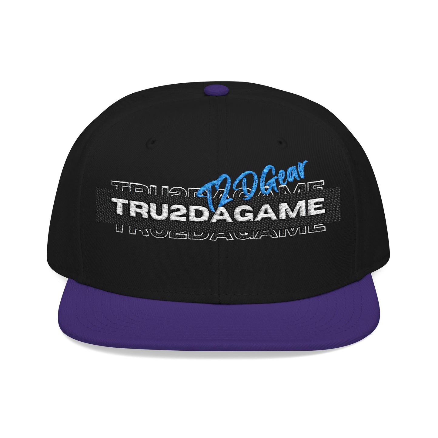 Tru2DaGame(T2DGear) Logo Embroidered Snapback Hat
