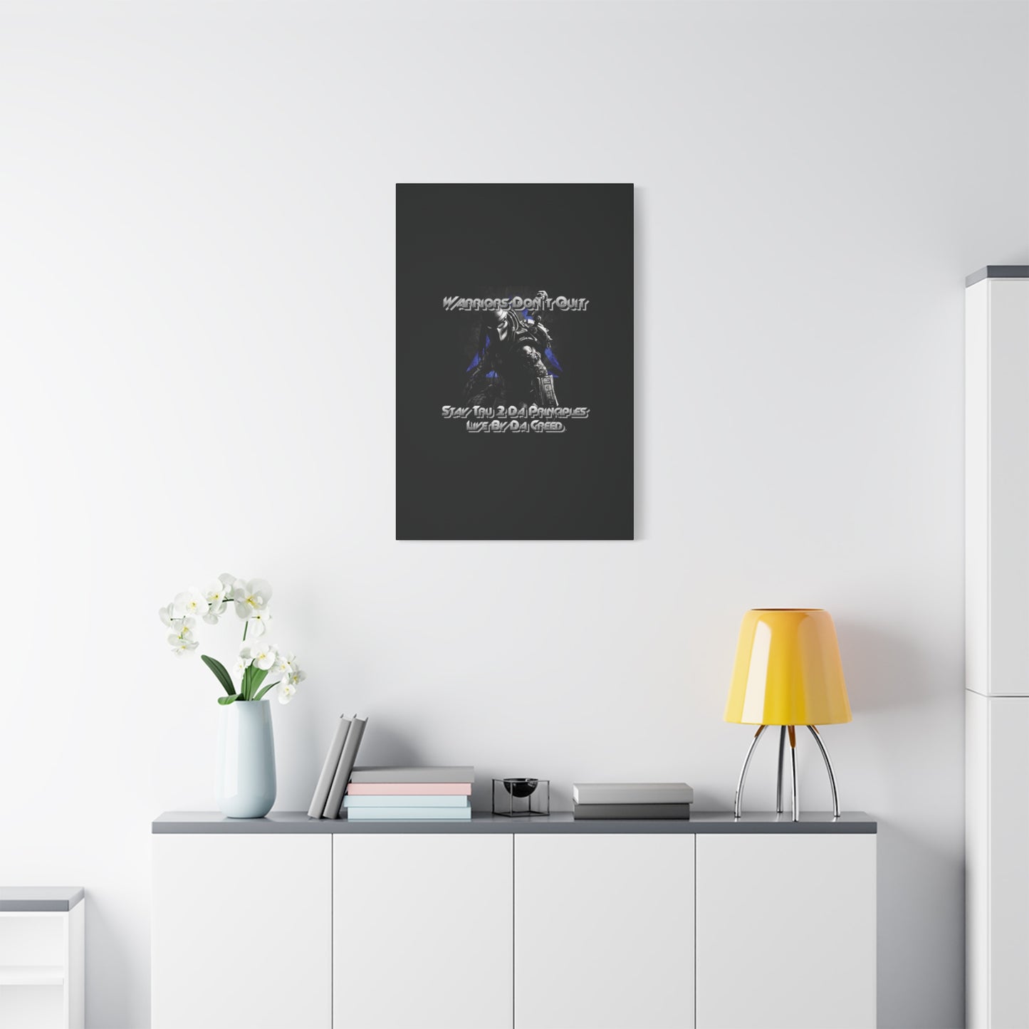 "Warrior's Creed" Canvas Wall Art