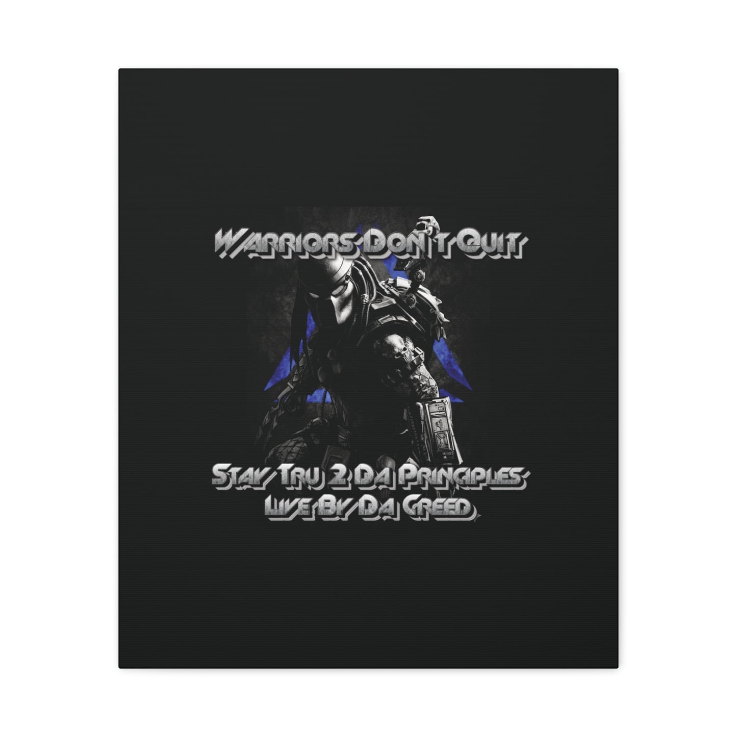 "Warrior's Creed" Canvas Wall Art