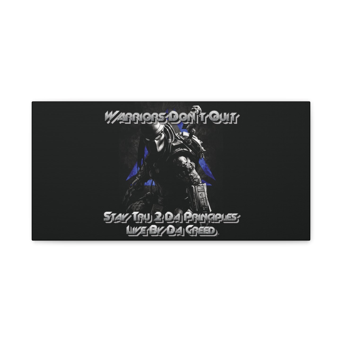 "Warrior's Creed" Canvas Wall Art