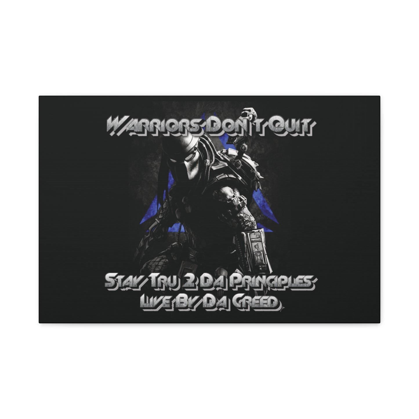 "Warrior's Creed" Canvas Wall Art