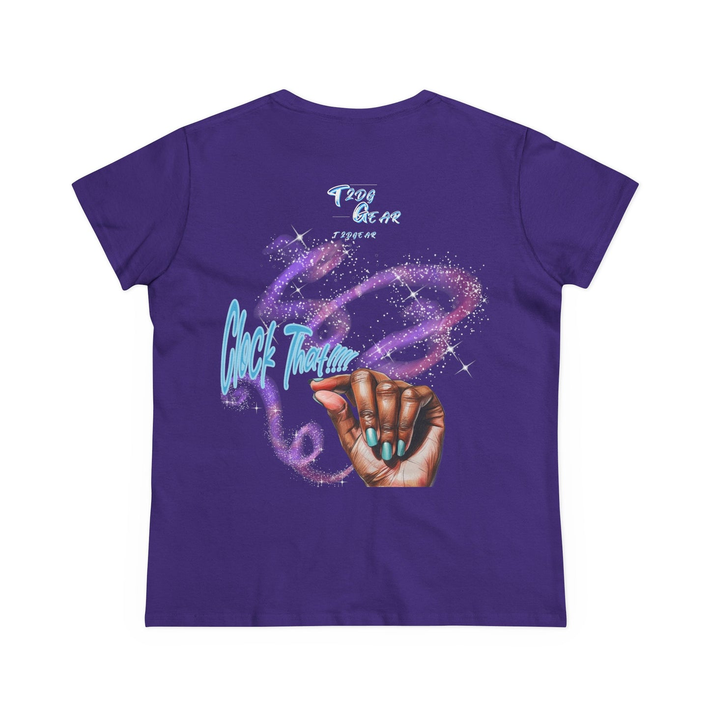 "Clock It" Cotton Graphic Tee