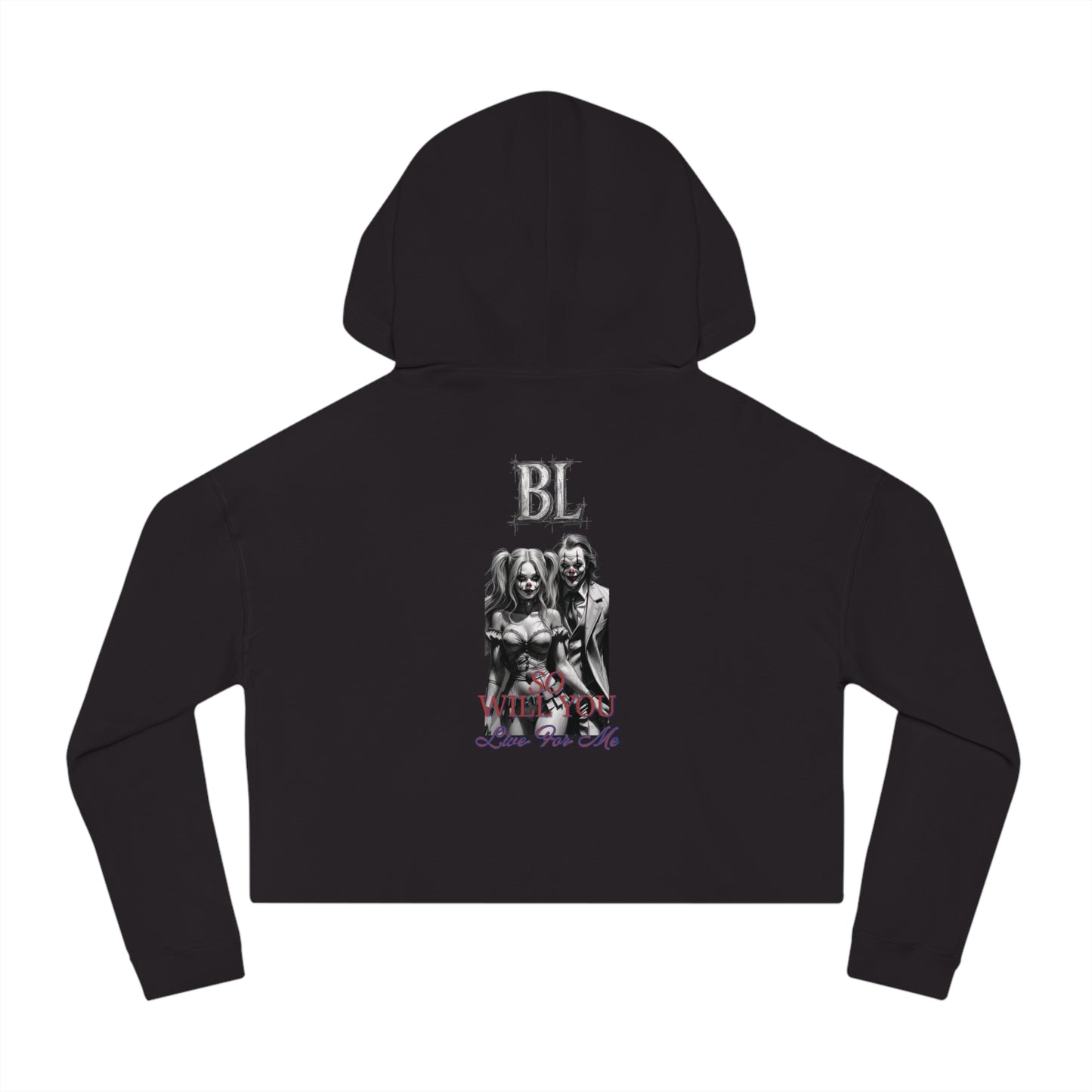 "Live For Me" Women���s Cropped Hoodie