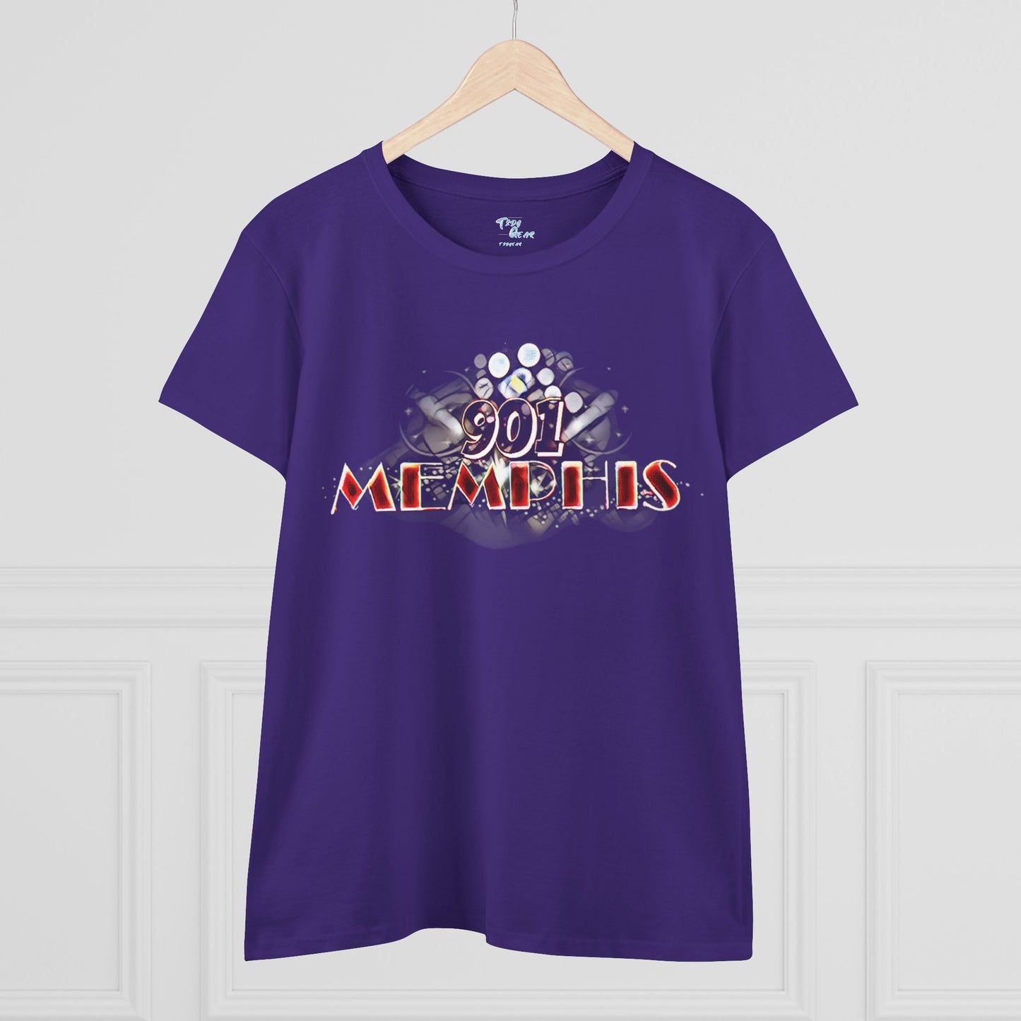 "901 Memphis" Women���s Cotton Tee