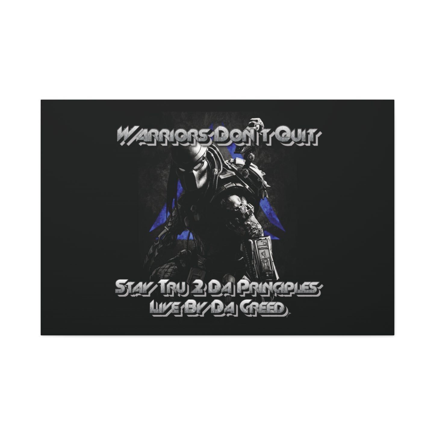 "Warrior's Creed" Canvas Wall Art