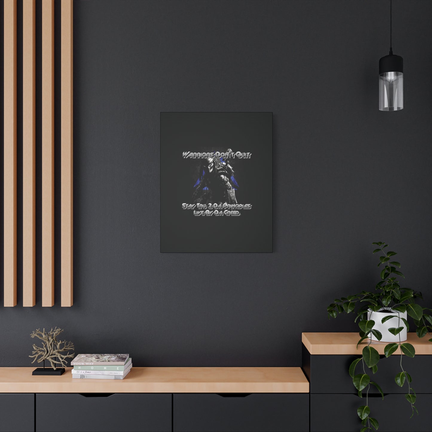 "Warrior's Creed" Canvas Wall Art