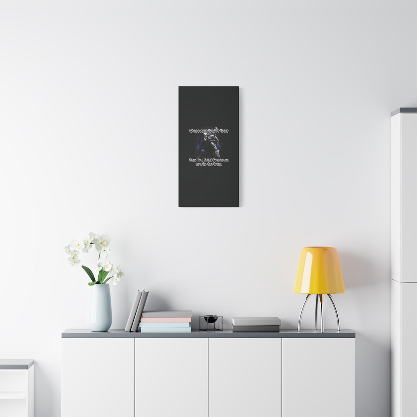 "Warrior's Creed" Canvas Wall Art