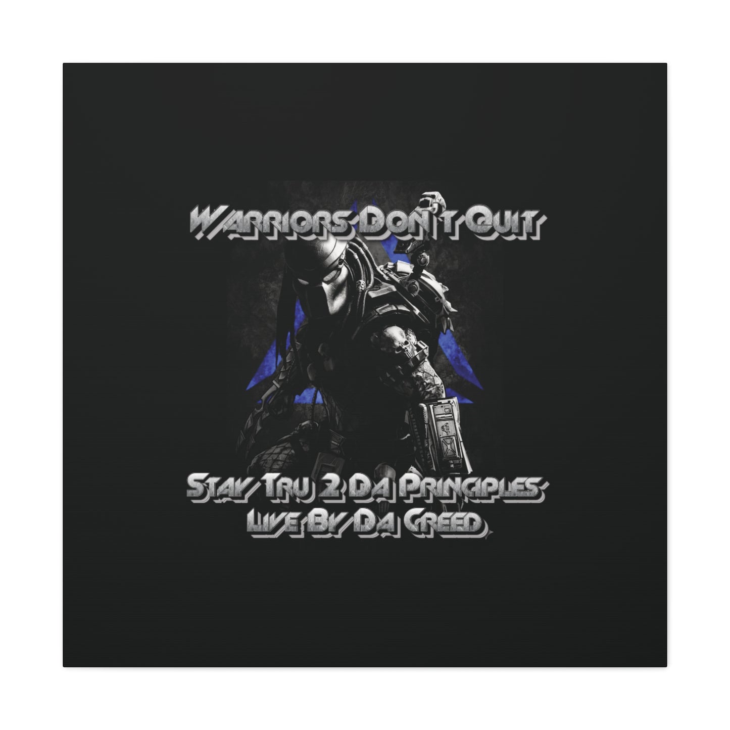 "Warrior's Creed" Canvas Wall Art