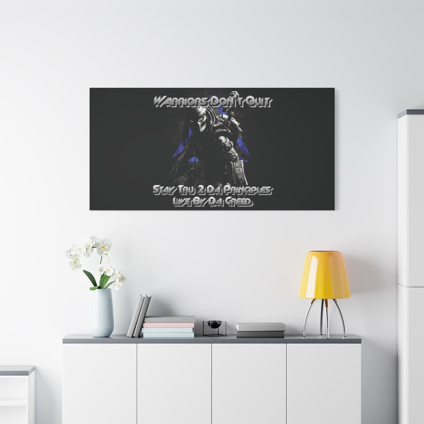 "Warrior's Creed" Canvas Wall Art