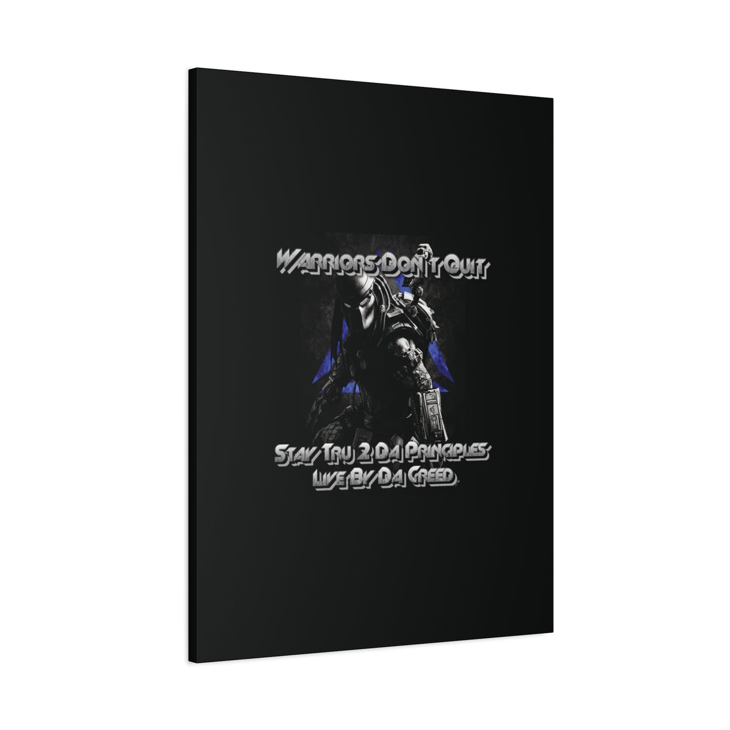 "Warrior's Creed" Canvas Wall Art
