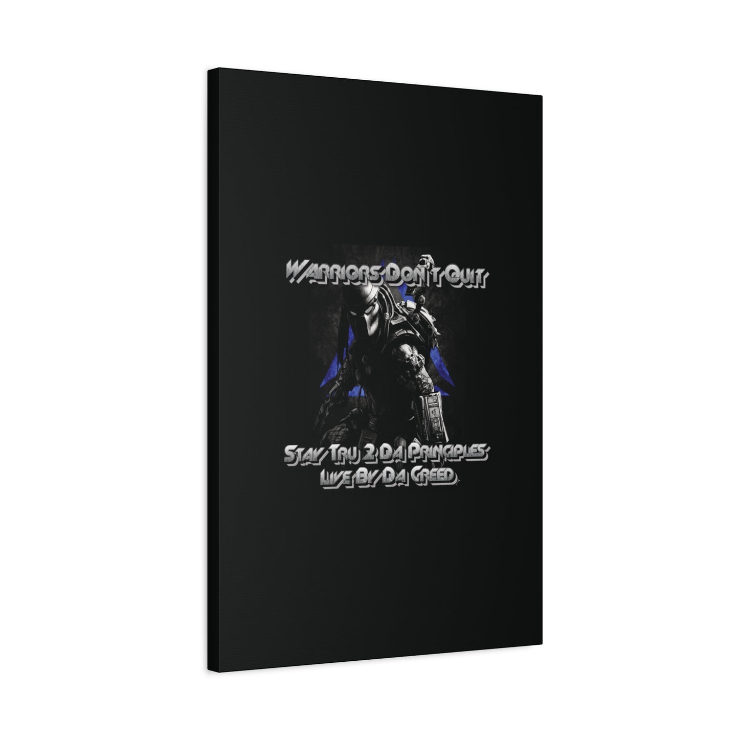"Warrior's Creed" Canvas Wall Art
