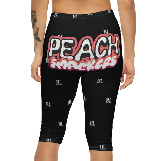 "Peach Smackers" Capri Leggings