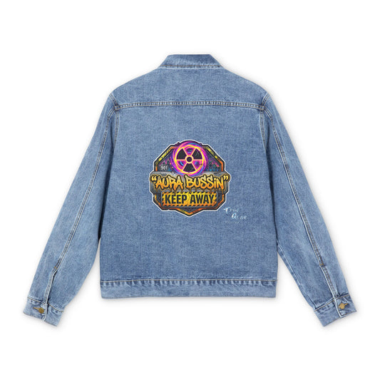 "Bussin' Aura" Denim Jacket