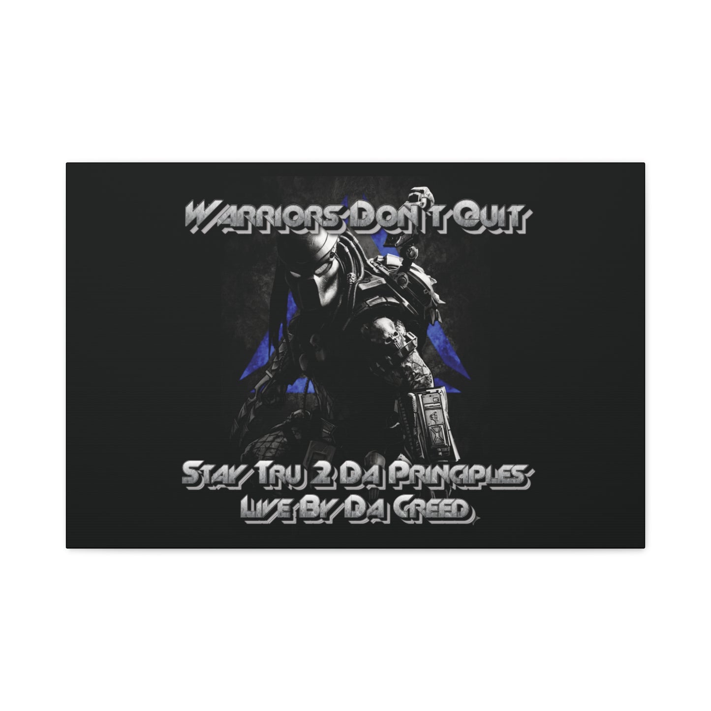 "Warrior's Creed" Canvas Wall Art