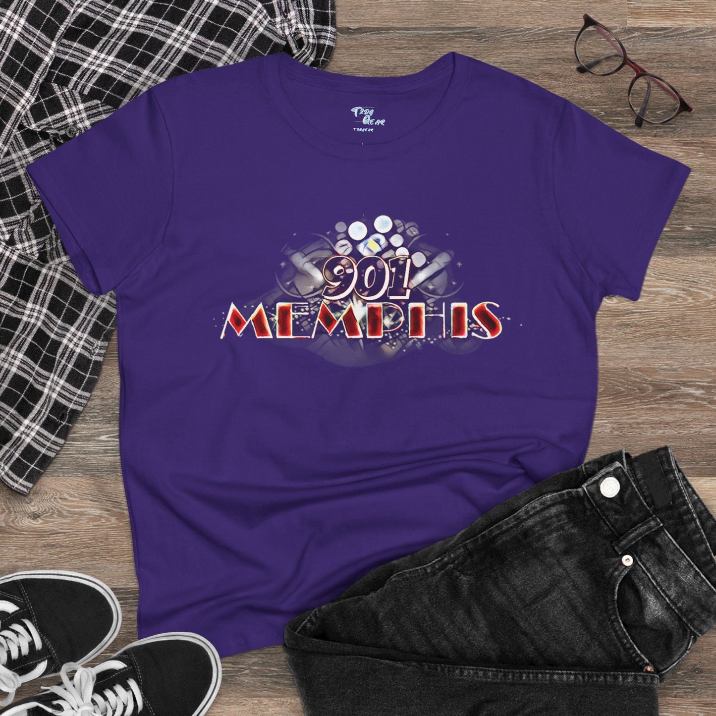 "901 Memphis" Women���s Cotton Tee