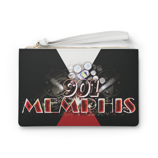 "901 Memphis" Clutch Bag