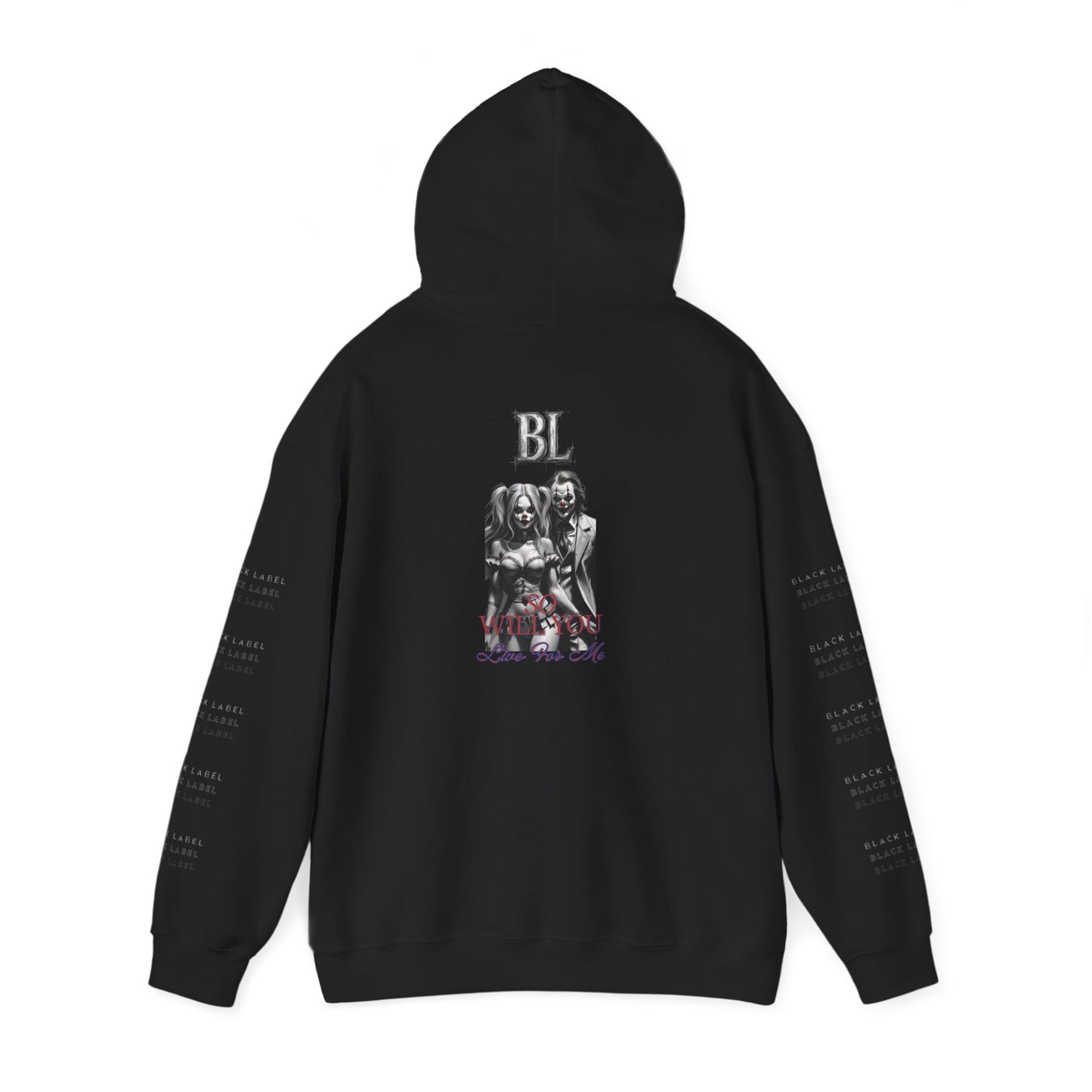 "Live For Me" Couple Graphic Pullover