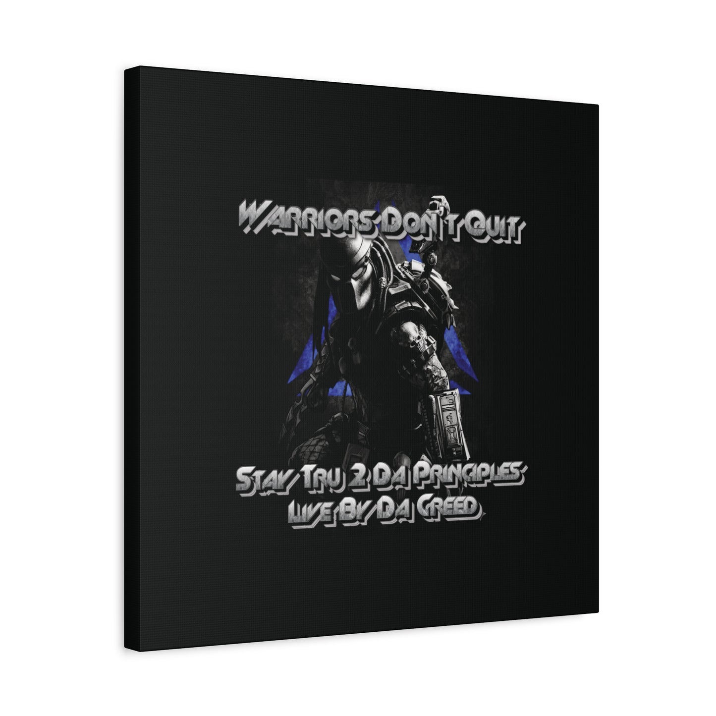 "Warrior's Creed" Canvas Wall Art