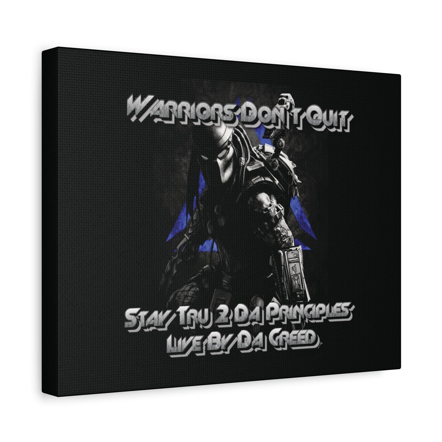 "Warrior's Creed" Canvas Wall Art