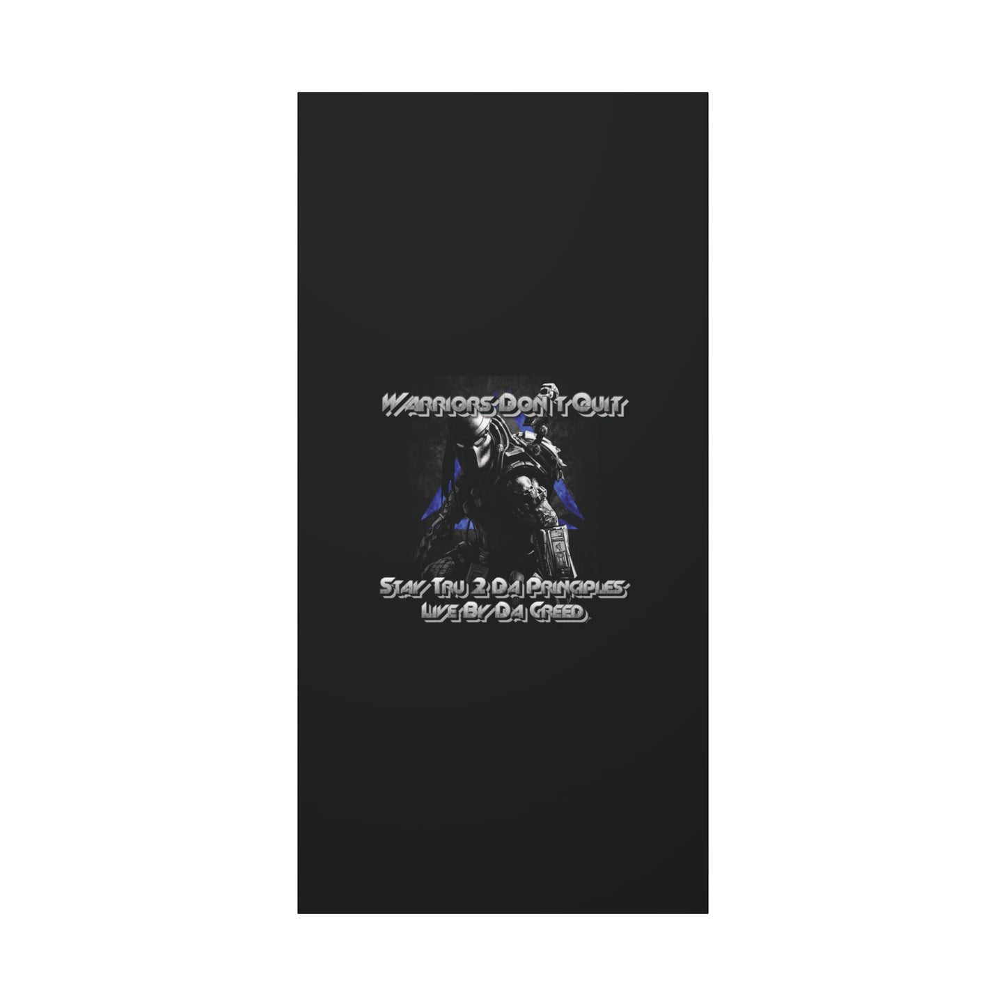 "Warrior's Creed" Canvas Wall Art