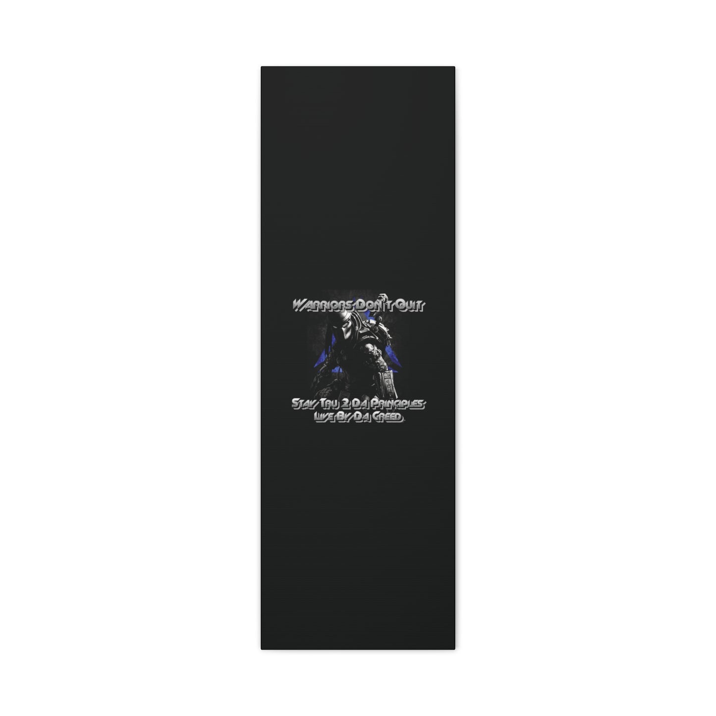 "Warrior's Creed" Canvas Wall Art