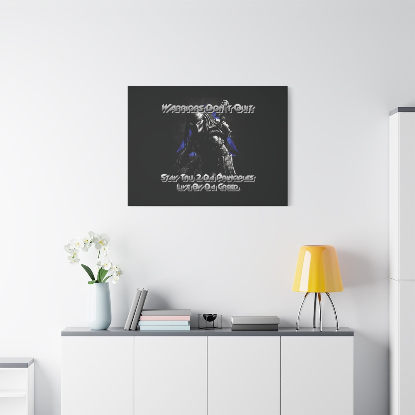 "Warrior's Creed" Canvas Wall Art