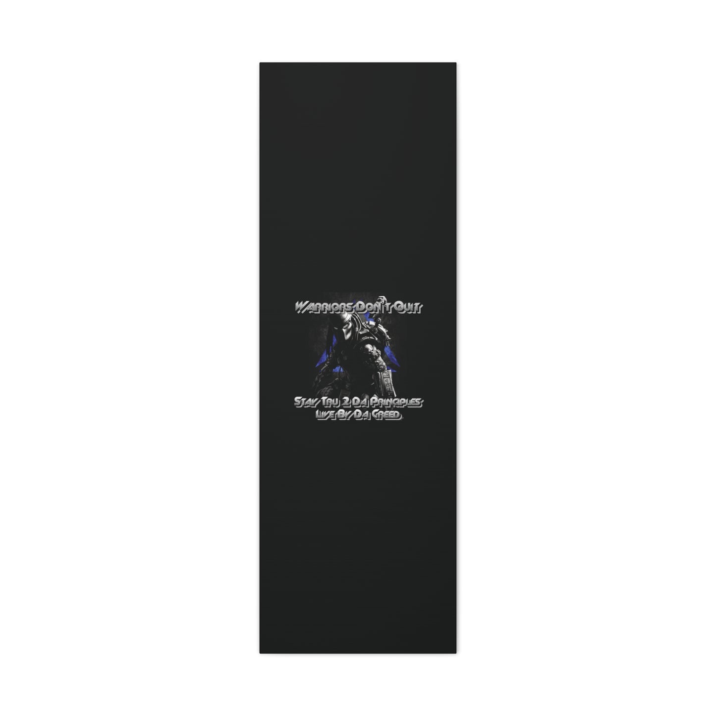 "Warrior's Creed" Canvas Wall Art
