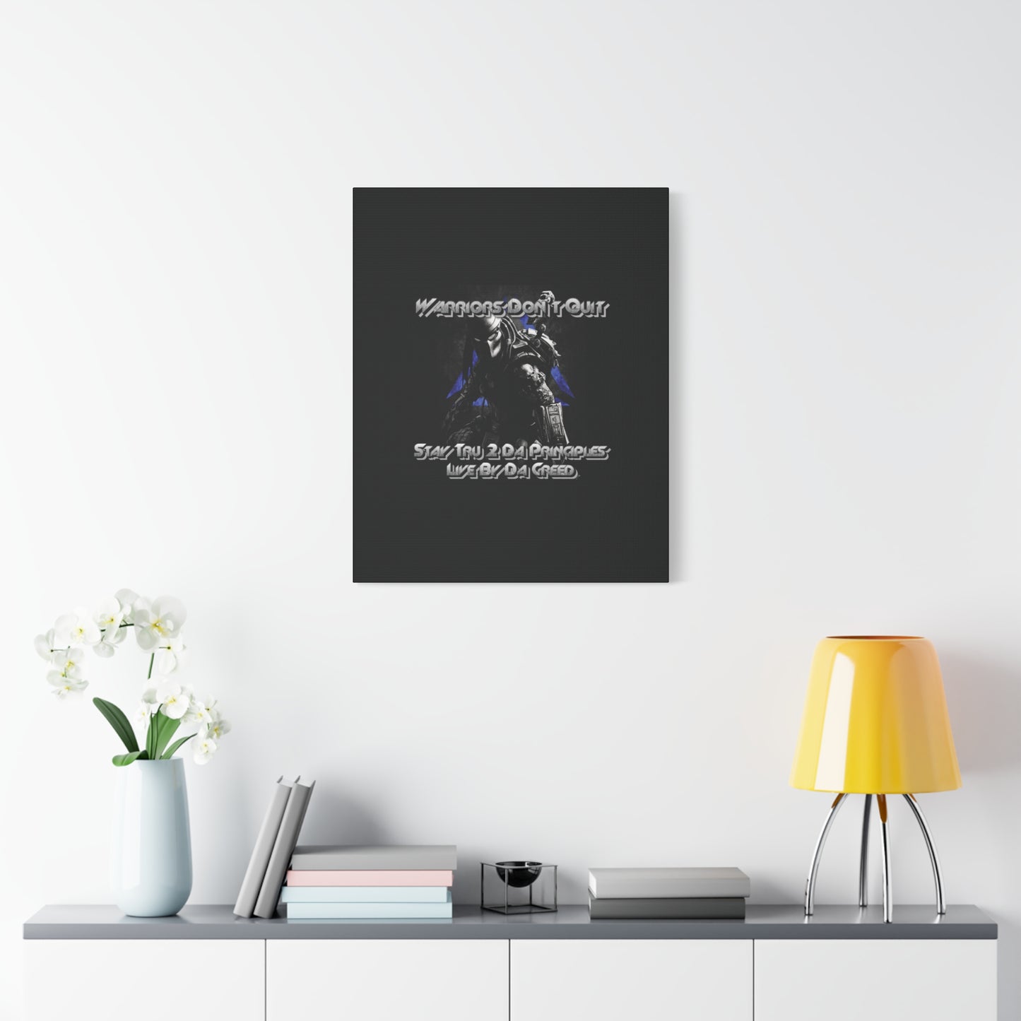 "Warrior's Creed" Canvas Wall Art