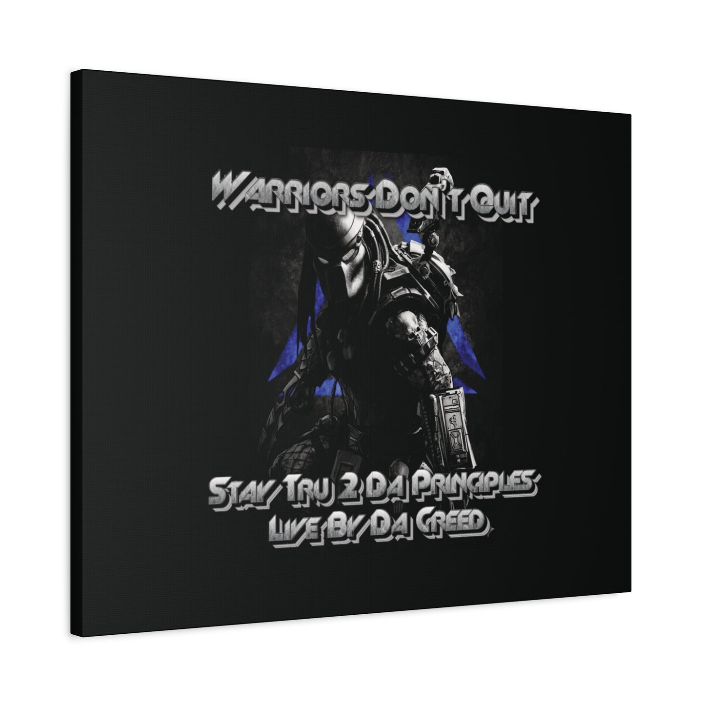"Warrior's Creed" Canvas Wall Art
