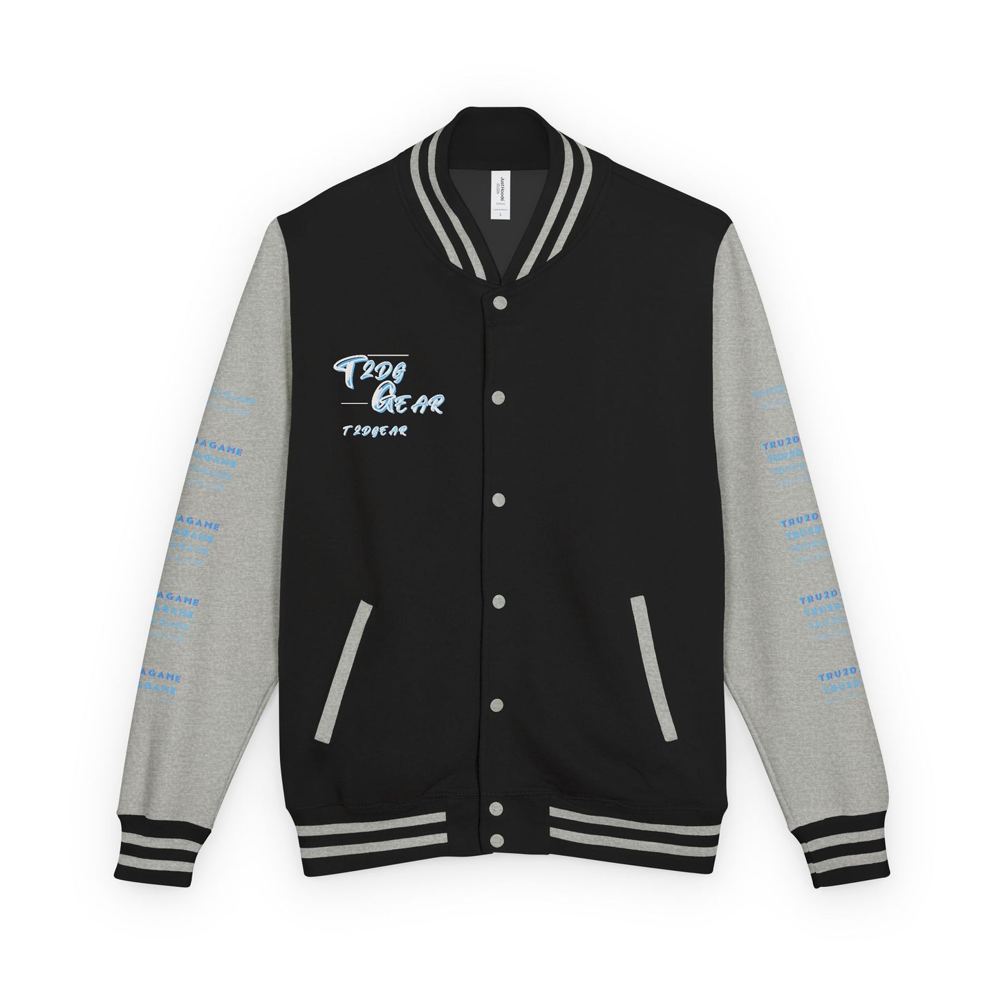 "Haters Salty" Graphic Varsity Jacket