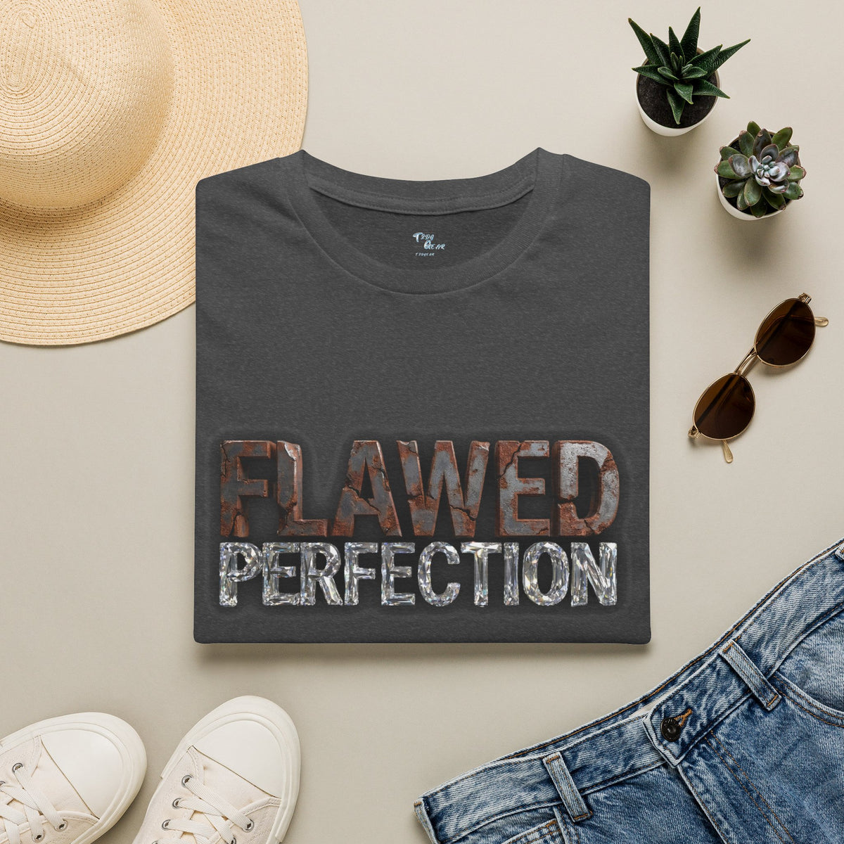“Flawed Perfection” Men's Graphic Tee