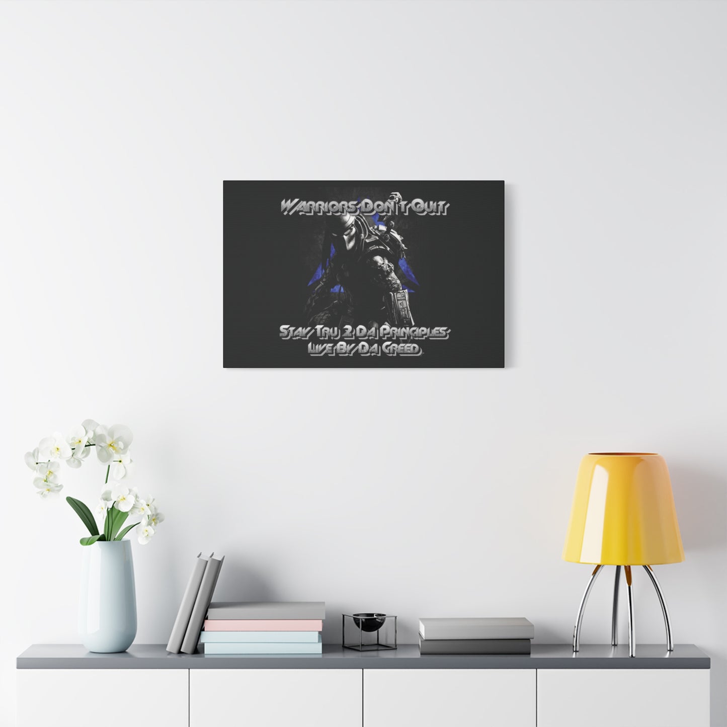 "Warrior's Creed" Canvas Wall Art