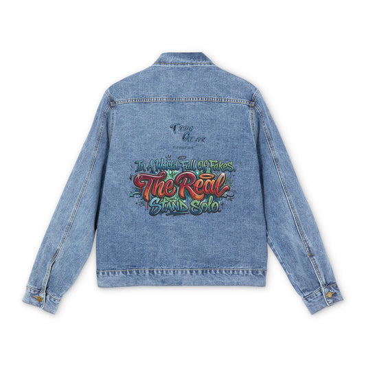 "Stand Solo" Men's Denim Jacket