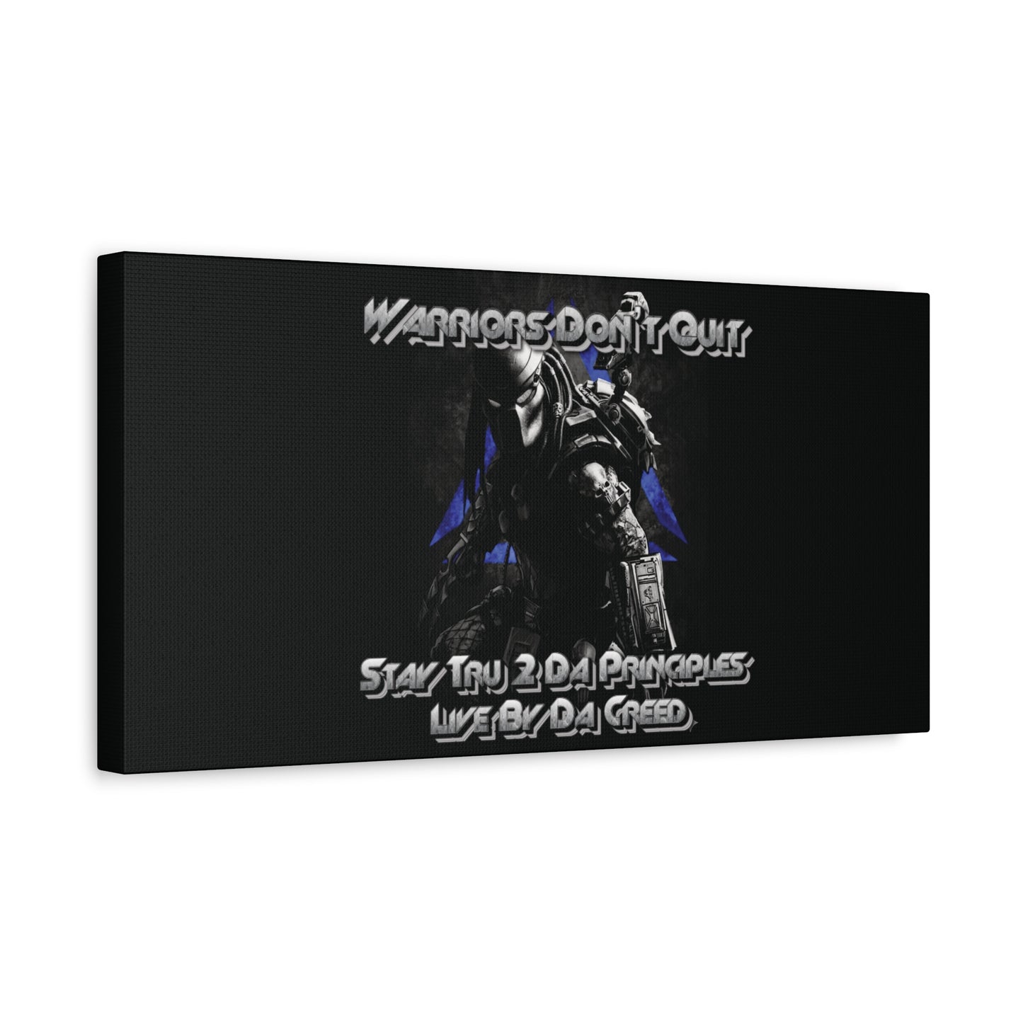 "Warrior's Creed" Canvas Wall Art