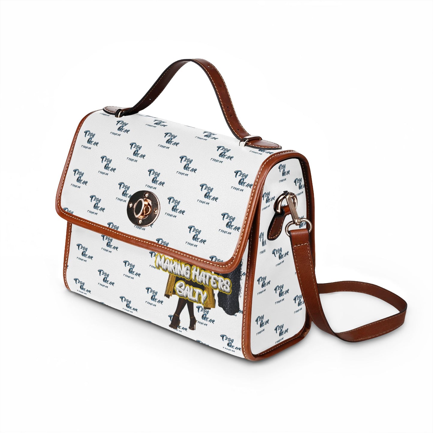 "Haters Salty" Designer Waterproof Satchel