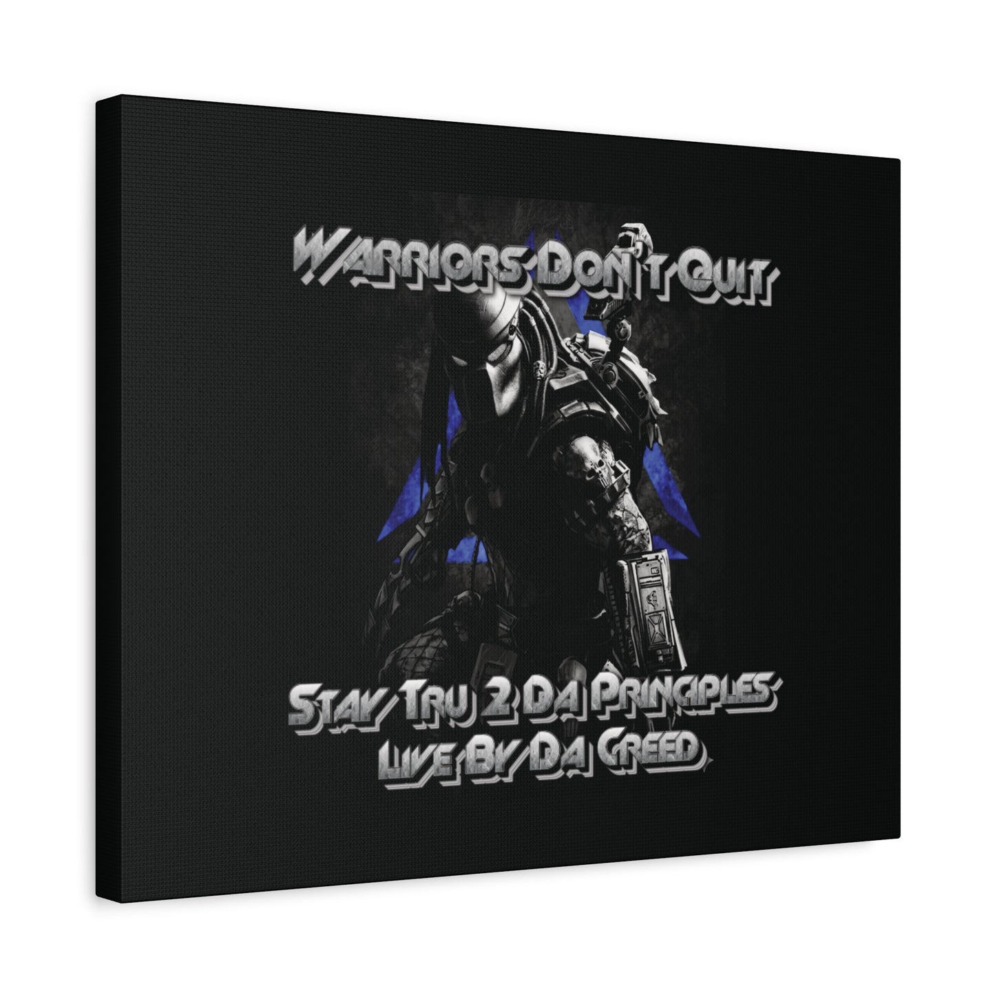 "Warrior's Creed" Canvas Wall Art