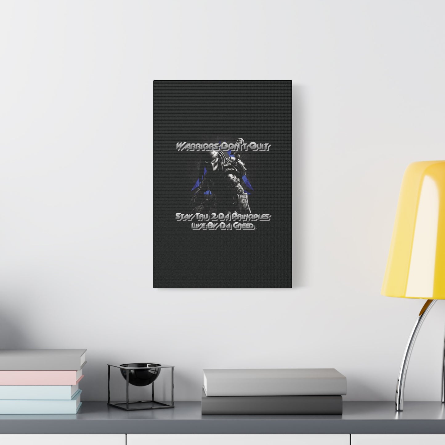 "Warrior's Creed" Canvas Wall Art