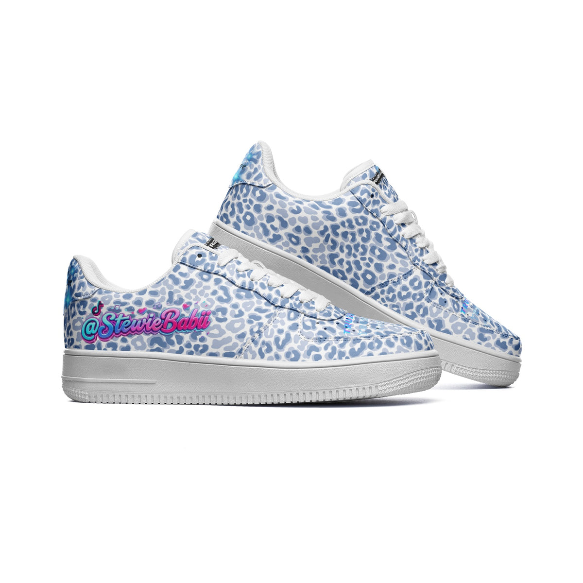 "@StewieBabii" Collection Low Top Leather Sneakers