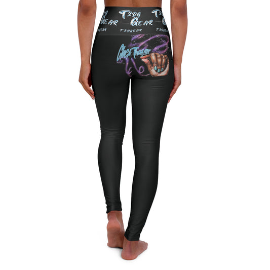 "Clock It" High-Waisted Yoga Leggings