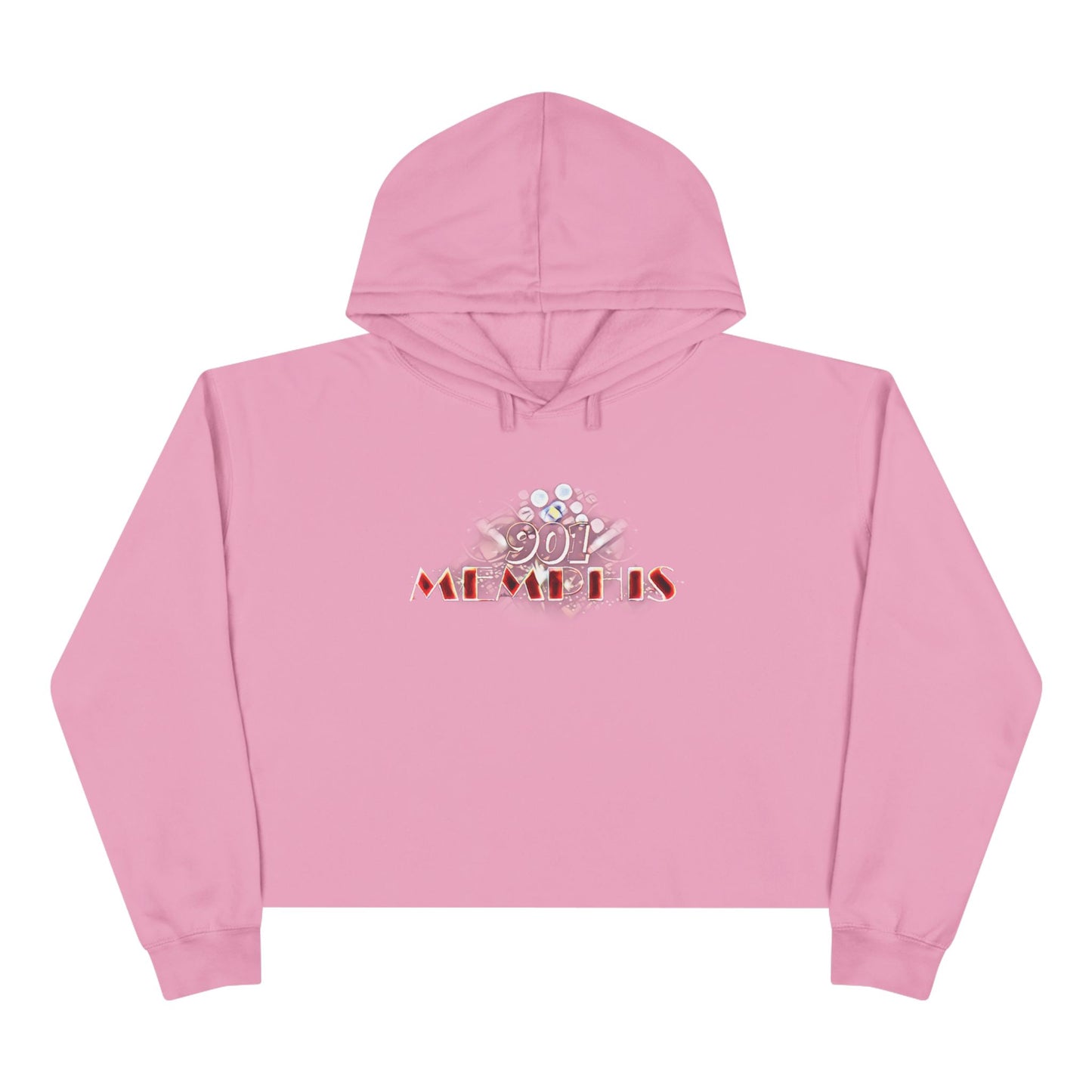 "901 Memphis" Crop Hoodie