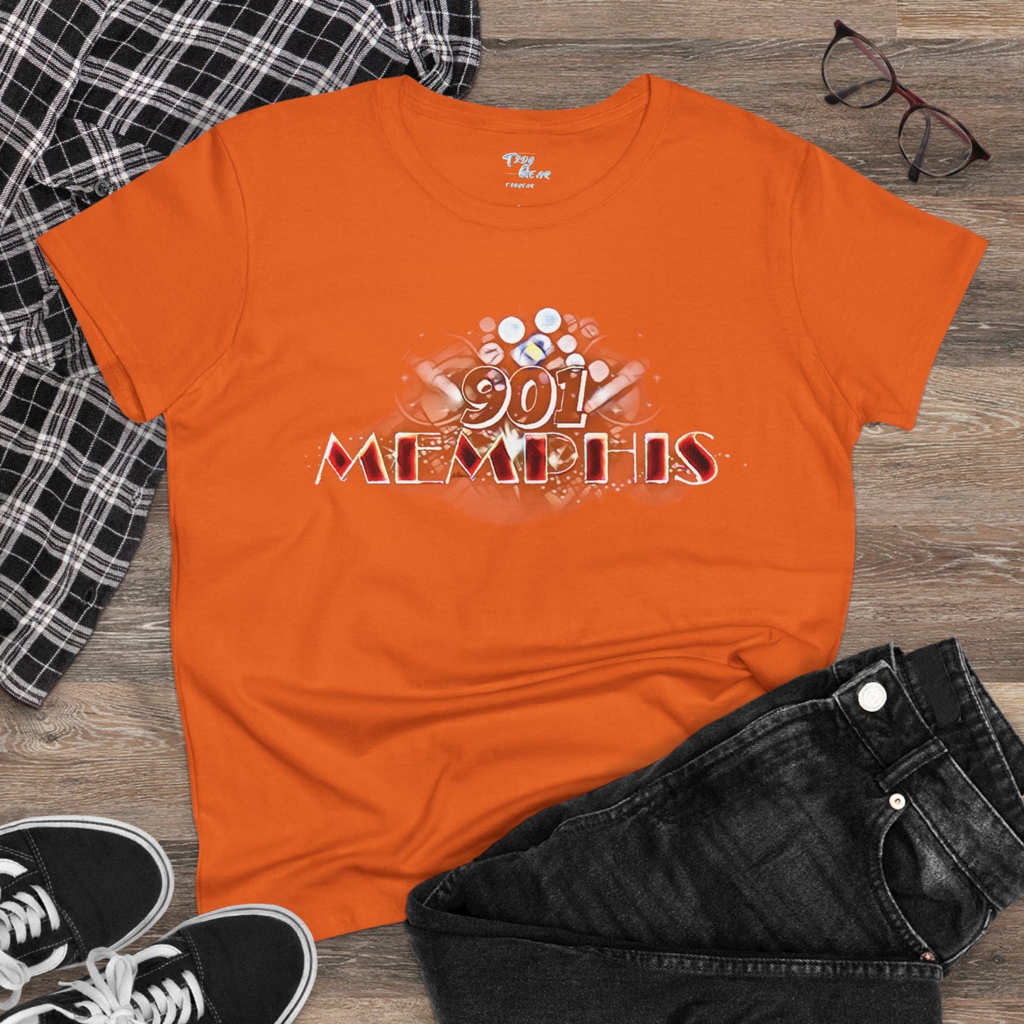 "901 Memphis" Women���s Cotton Tee