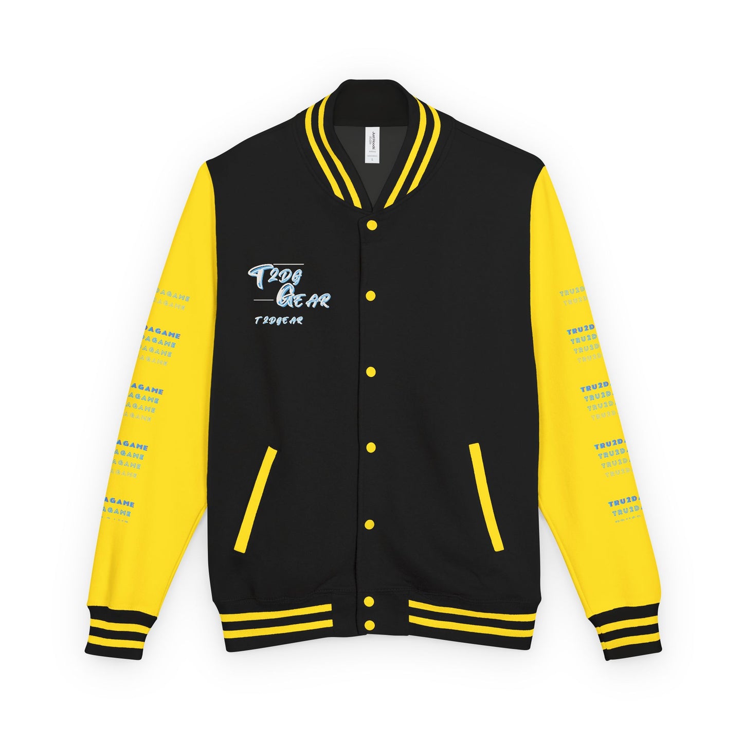 "Haters Salty" Graphic Varsity Jacket