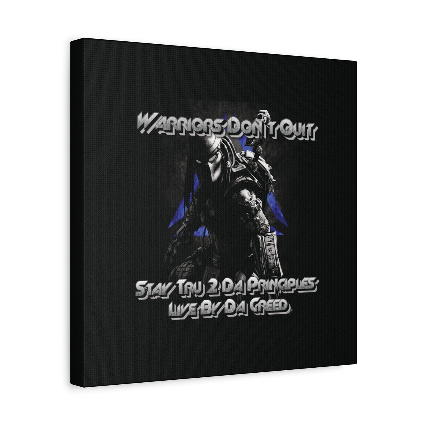 "Warrior's Creed" Canvas Wall Art