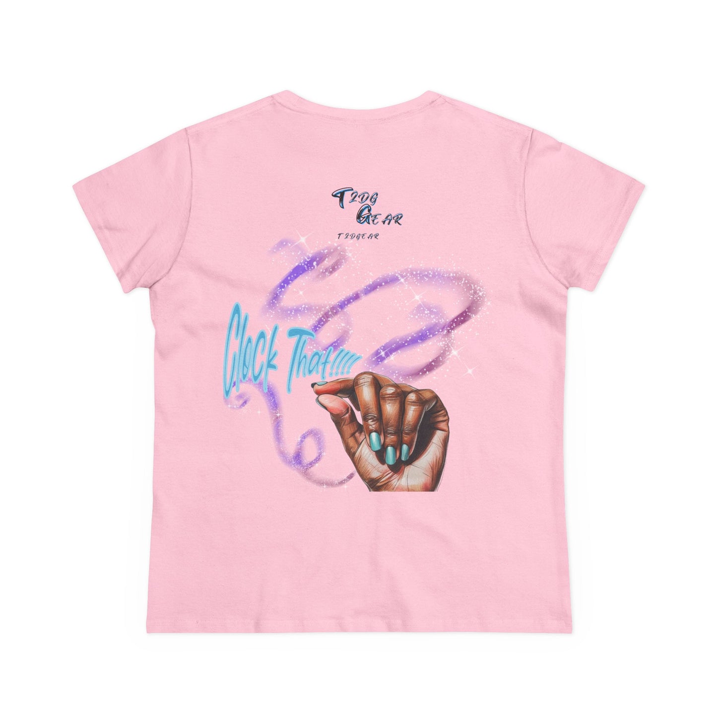 "Clock It" Cotton Graphic Tee