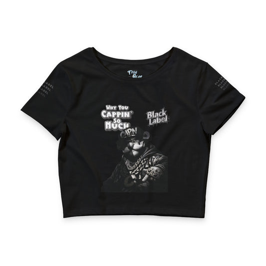 "Cappin'" Crop Tee