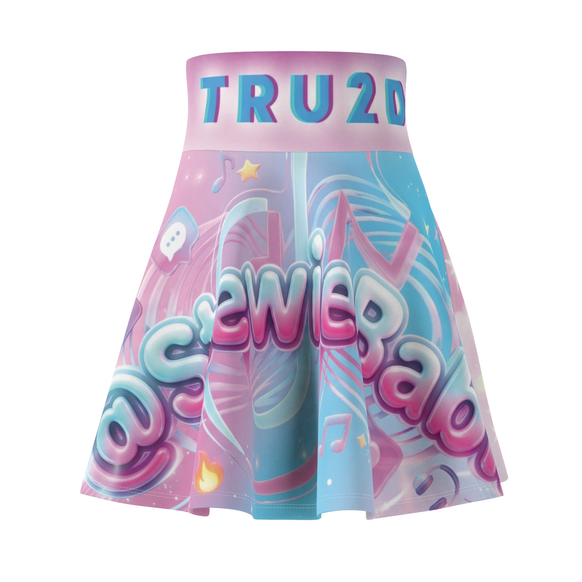 "@StewieBabii" Collection (AOP)Skater Skirt