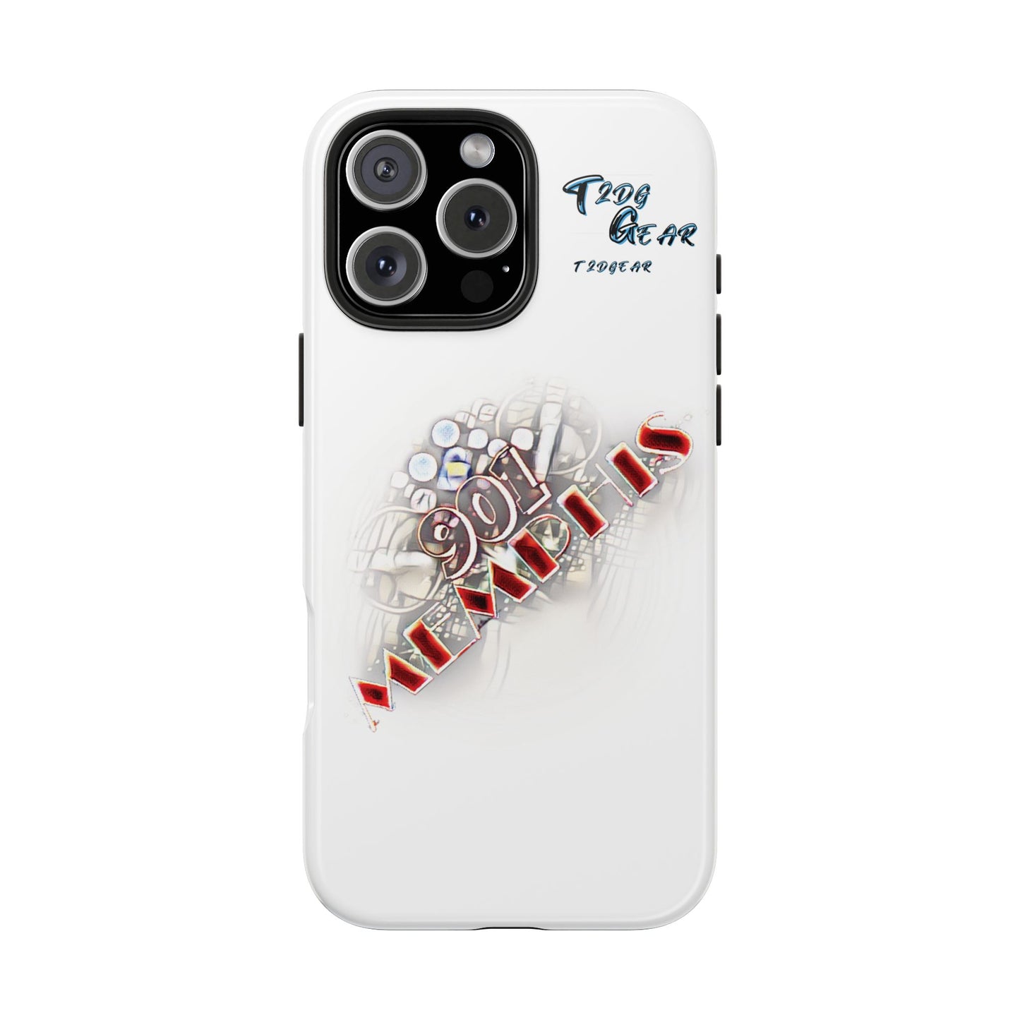 "901 Memphis" Tough Phone Case