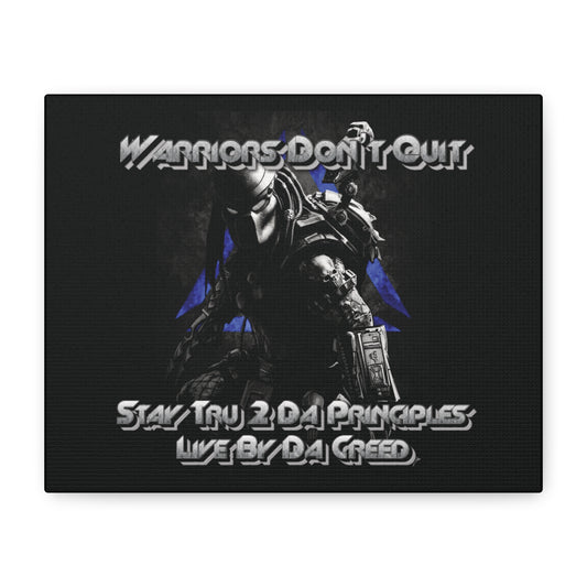 "Warrior's Creed" Canvas Wall Art